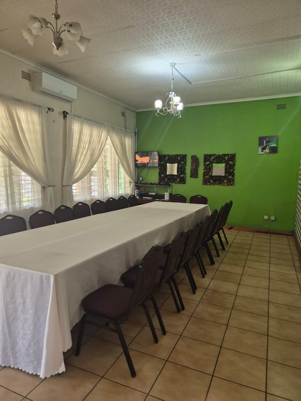 Conference room setup